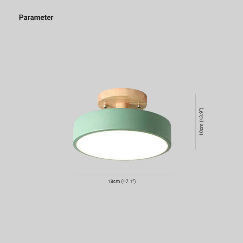 Modern Round LED Ceiling Light - Nova-Wood-State of Style