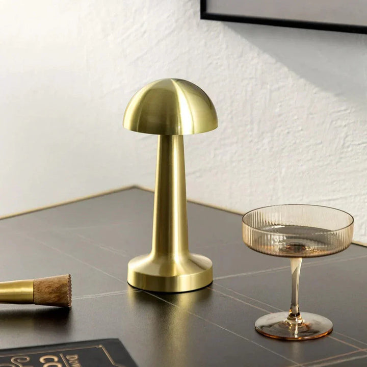Modern Table Lamp - SleekGlow-Gold/Cylinder-State of Style