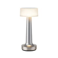 Modern Table Lamp - SleekGlow-Silver/Glowing-State of Style