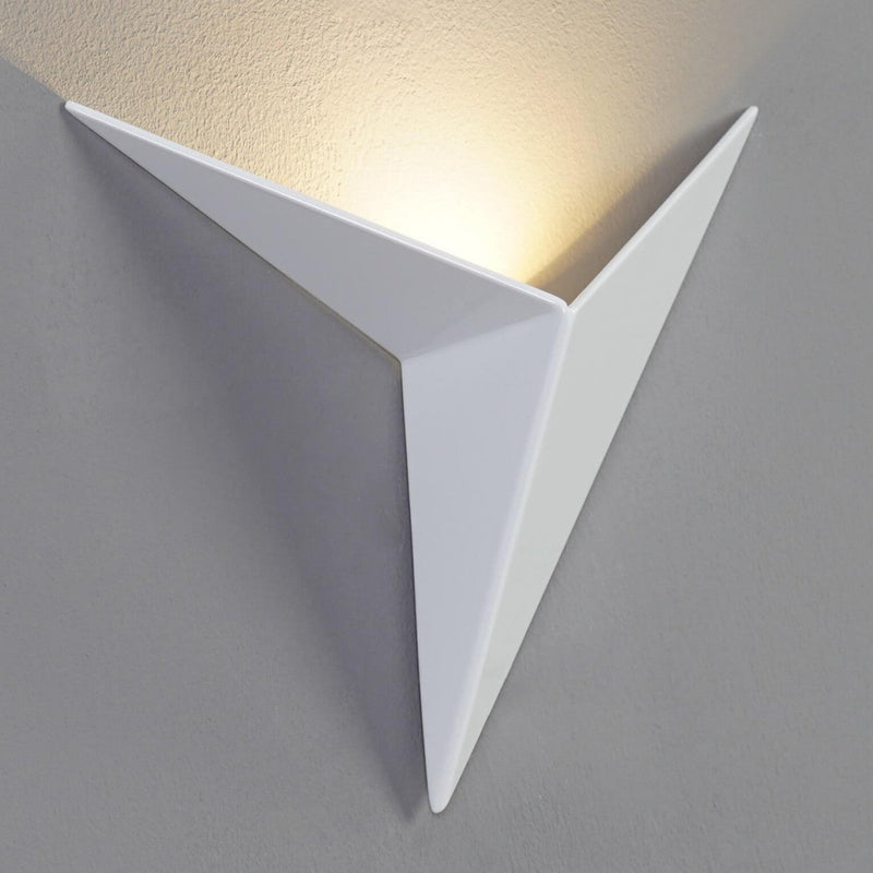Modern Triangular Wall Lamp - TrigoLux-White-Warm White-State of Style