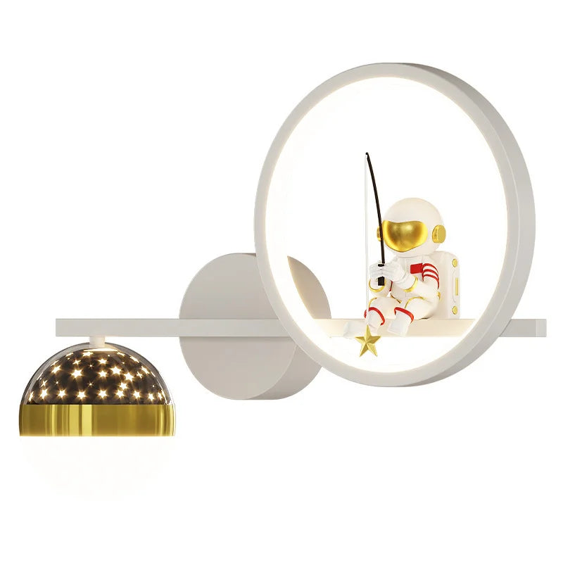 Modern Wall Lamp for Children's Rooms - TinyGlow-White Right-Three Colours-State of Style