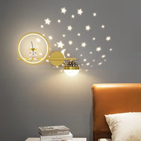 Modern Wall Lamp for Kids' Rooms - TinyGlow-Gold Right-Three Colours-State of Style