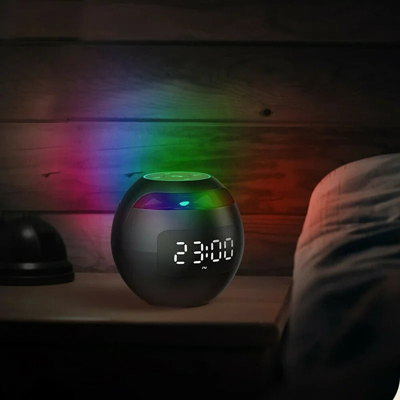 Multifunctional Alarm Clock – GlowBeep Speaker Clock-Pink-State of Style