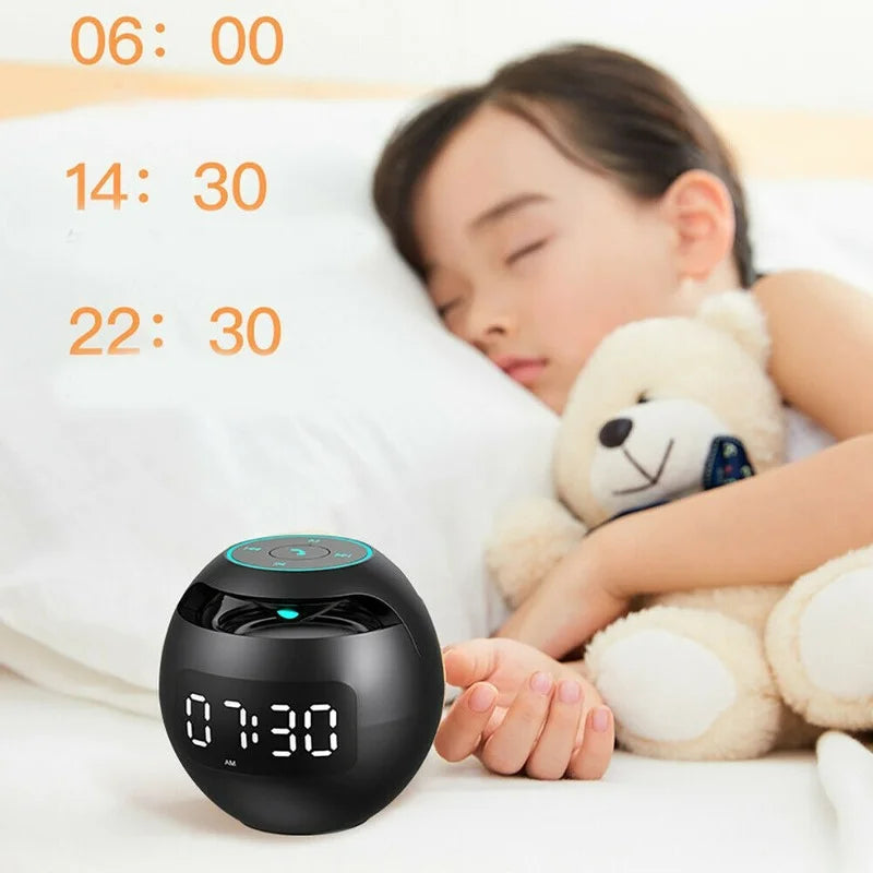 Multifunctional Alarm Clock – GlowBeep Speaker Clock-Pink-State of Style
