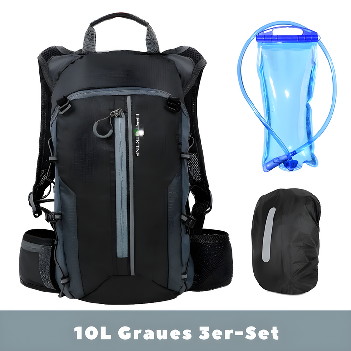 Multifunctional Hydration Backpack - HydroRide-Grey-State of Style