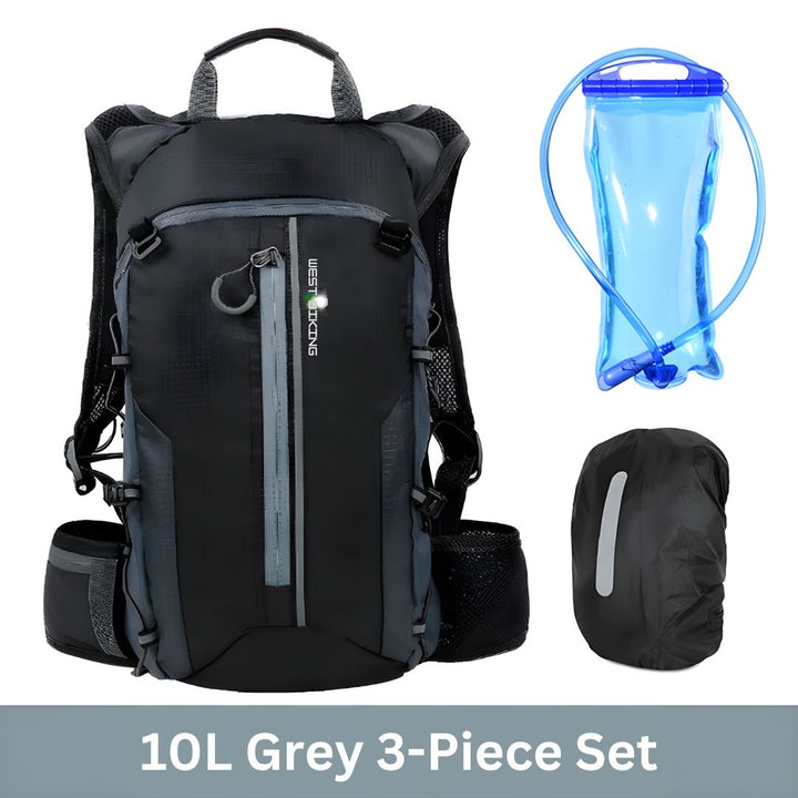 Multifunctional Hydration Backpack - HydroRide-Grey-State of Style