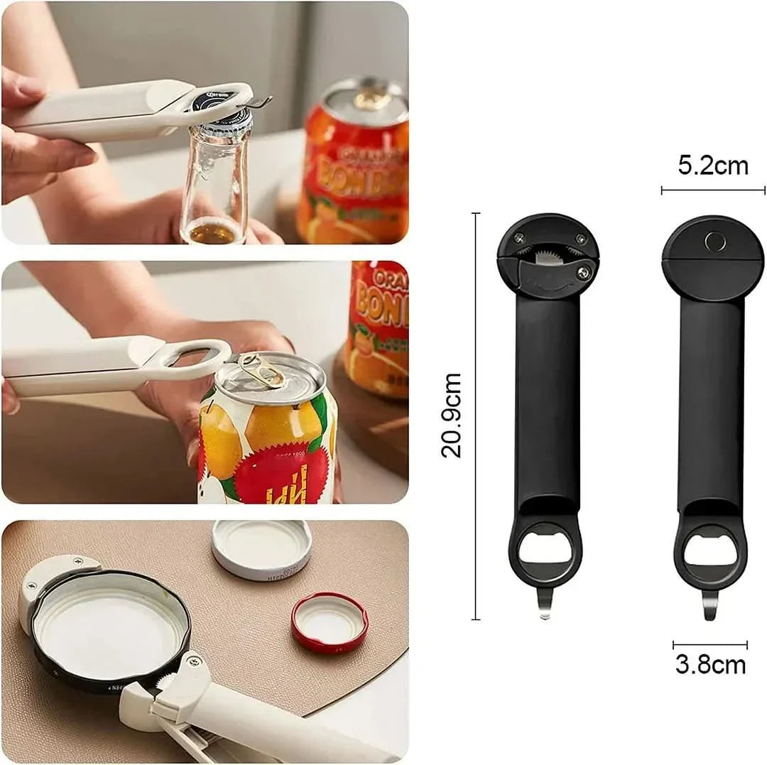 Multifunctional Jar Opener - GripTwist-Black-State of Style
