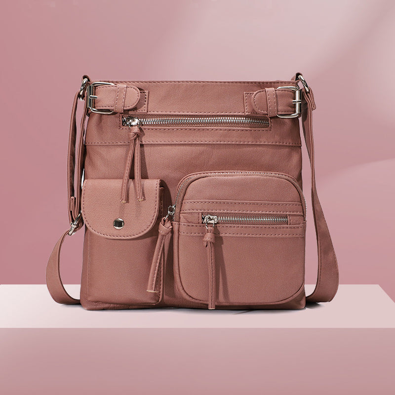 Multifunctional Stylish Anti-Theft Bag - SafeStyle-Pink-State of Style