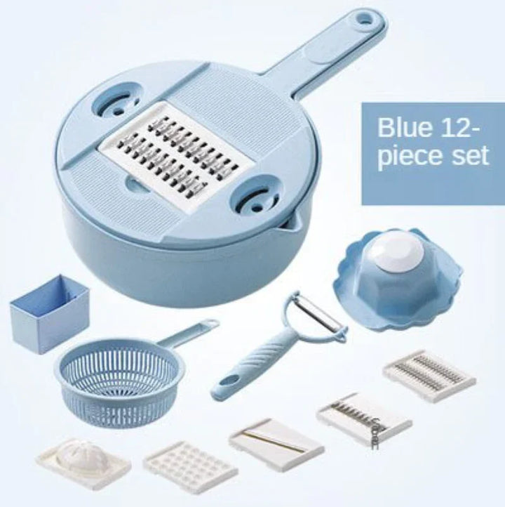 Multifunctional Vegetable Cutter - SliceMaster-Blue-State of Style