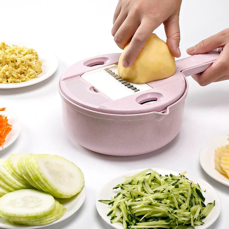 Multifunctional Vegetable Slicer - SliceMaster-Blue-State of Style