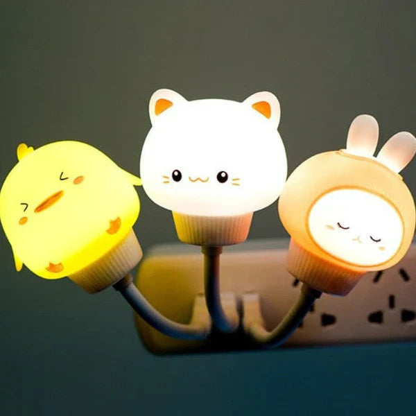 Night Light with Timer Function - CuddleLight-Cat-State of Style