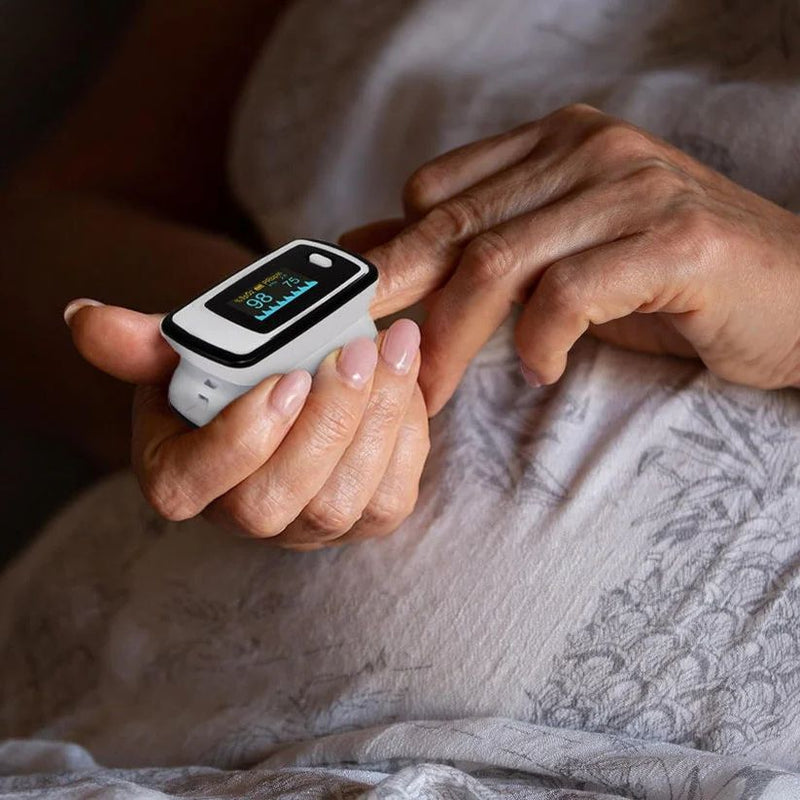 Non-Invasive Finger Pulse Oximeter with LED Display – PrecisionPulse-State of Style