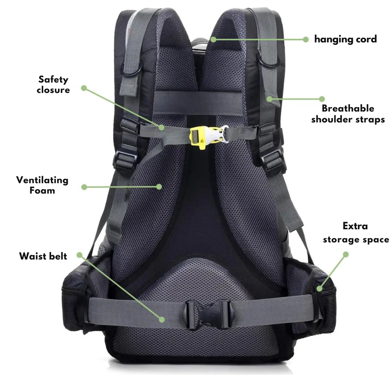 Outdoor Backpack - ExplorerMax-Light Blue-State of Style