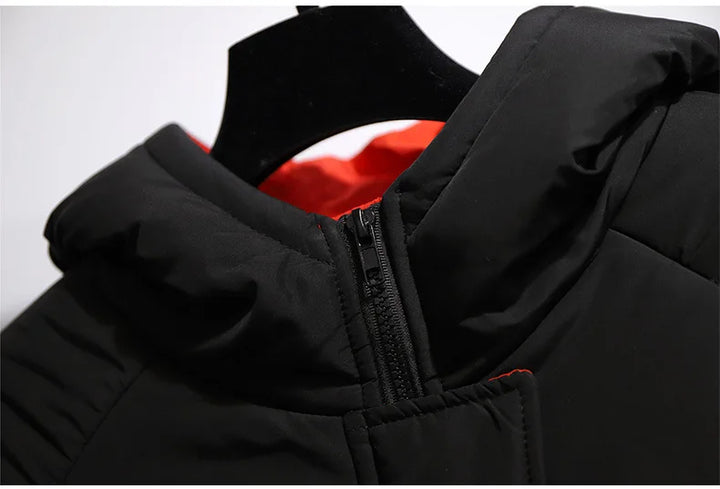 Oversized Long Padded Jacket | Comfortable & Stylish Outerwear-BLACK-3XL-State of Style