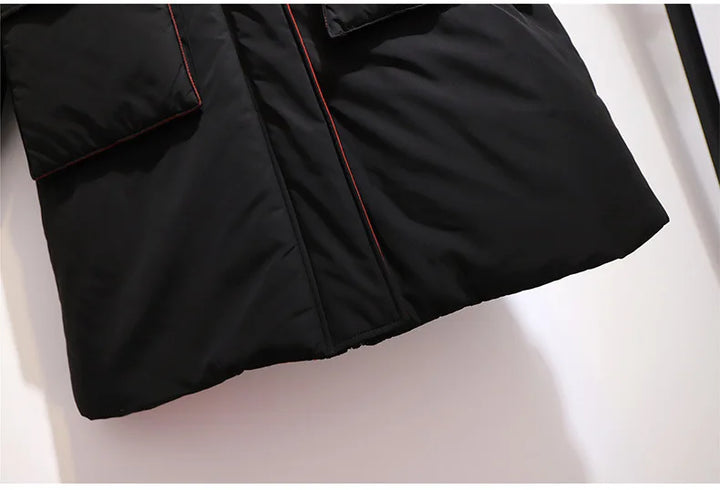 Oversized Long Padded Jacket | Comfortable & Stylish Outerwear-BLACK-3XL-State of Style