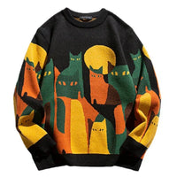 Patterned sweater for a Cozy and Stylish Look - Amara-Black-XS-State of Style