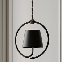 Pendant Lamp - AuraGlow-Black-State of Style