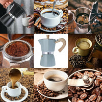 Percolator for Authentic Espresso On the Go - EspressoGo-Grey-150 ML-State of Style