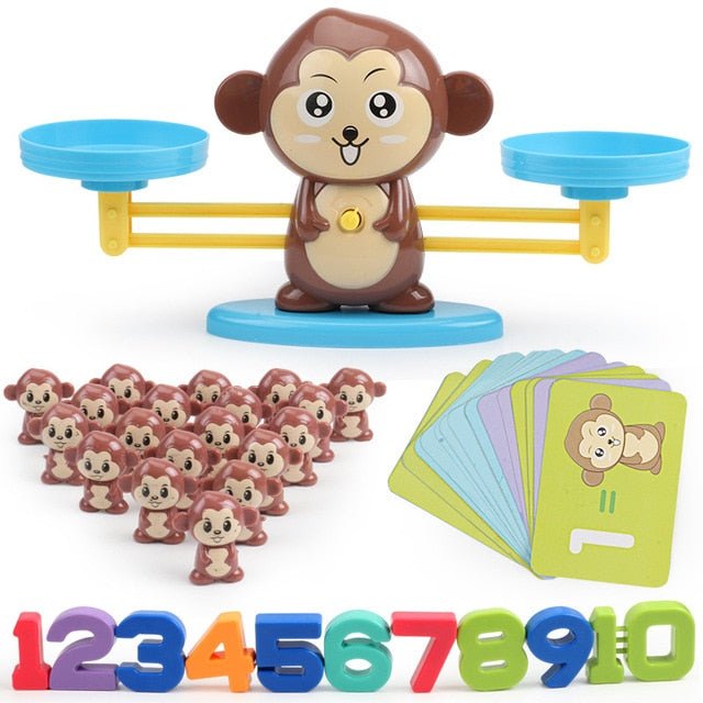 Playful Arithmetic Skills with the Monkey Scale - MonkeyMath-State of Style