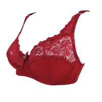 Plus Size Lace Push-Up Bra – Elegant & Supportive-Black-10C-State of Style