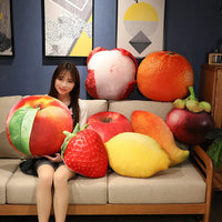 Plush Fruit Cushion - CuddleFruit-Apple-State of Style
