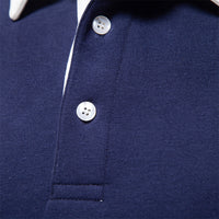 Polo Pullover for Men - Hudson-Blue-S-State of Style