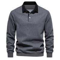 Polo Pullover for Men - Hudson-Grey-S-State of Style