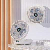 Portable Table Fan - AirFlowPro-White-Wireless-State of Style