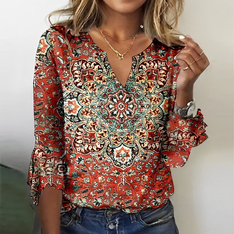 Printed Top - Mila-S-State of Style