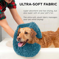 Quick-Drying Microfiber Dog Towel - Super Absorbent & Soft-Grey-State of Style