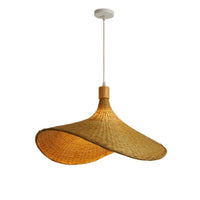 Rattan Pendant Lamp - RusticWeave-M-State of Style