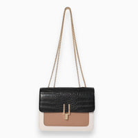 Rectangular Flap Bag - Amélie-Black-State of Style