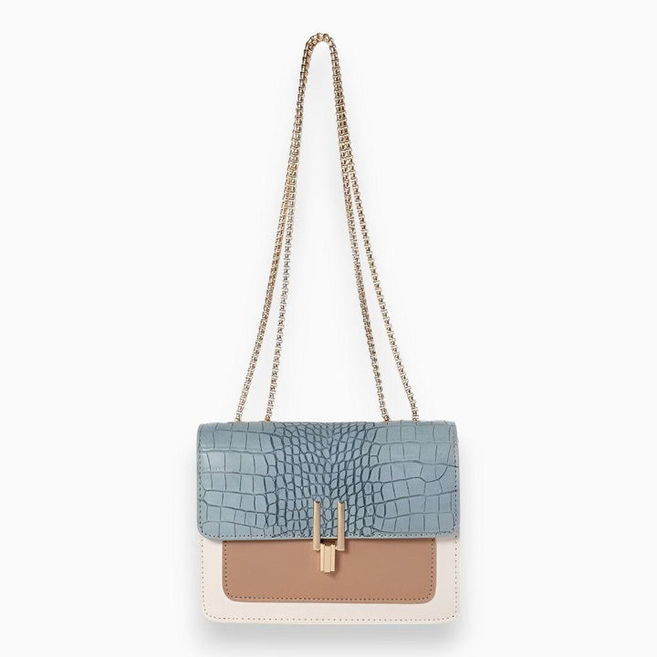 Rectangular Flap Bag - Amélie-Light Blue-State of Style