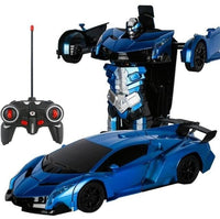 Remote-Controlled Transformer Car - VoltMorph-Blue-State of Style