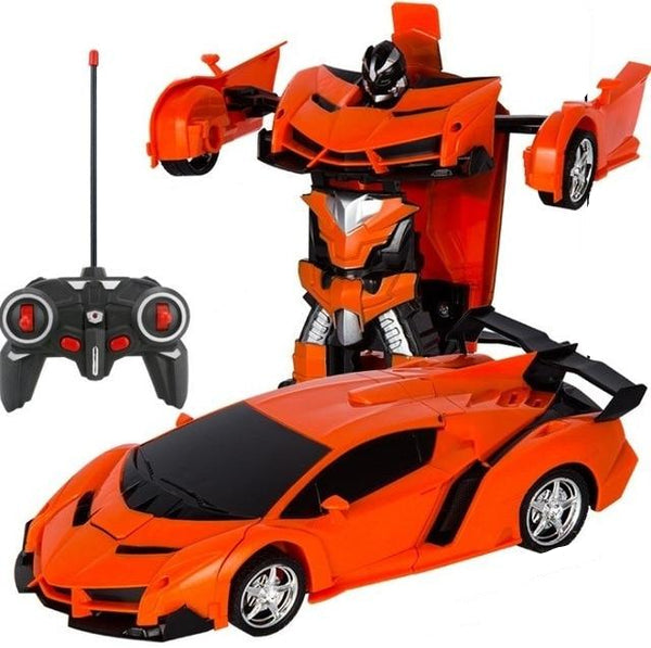 Remote-Controlled Transformer Car - VoltMorph-Orange-State of Style