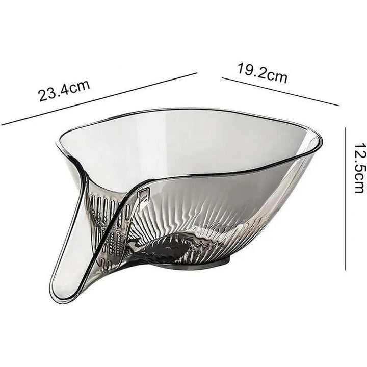Removable Dish & Draining Basket - DrainEase-Grey-State of Style