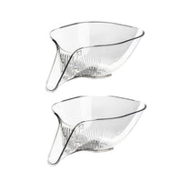 Removable Dish & Draining Basket - DrainEase-Transparent-State of Style