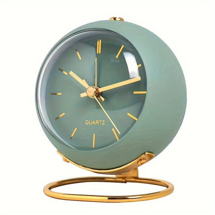 Retro Analog Alarm Clock – Buzzley-Green-State of Style