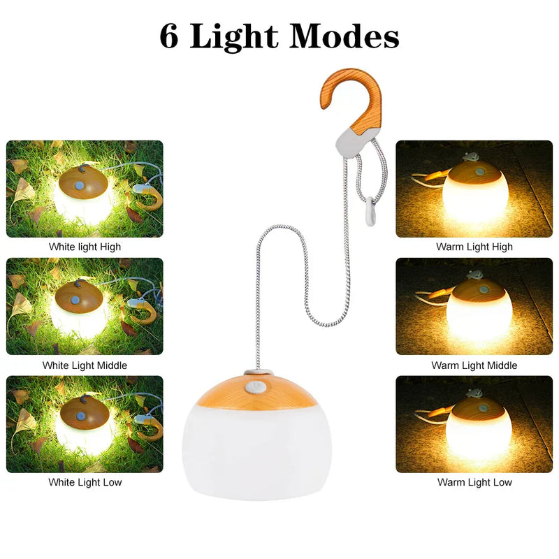 Retro Camping Lantern USB Rechargeable Light - CampGlow-Green-State of Style
