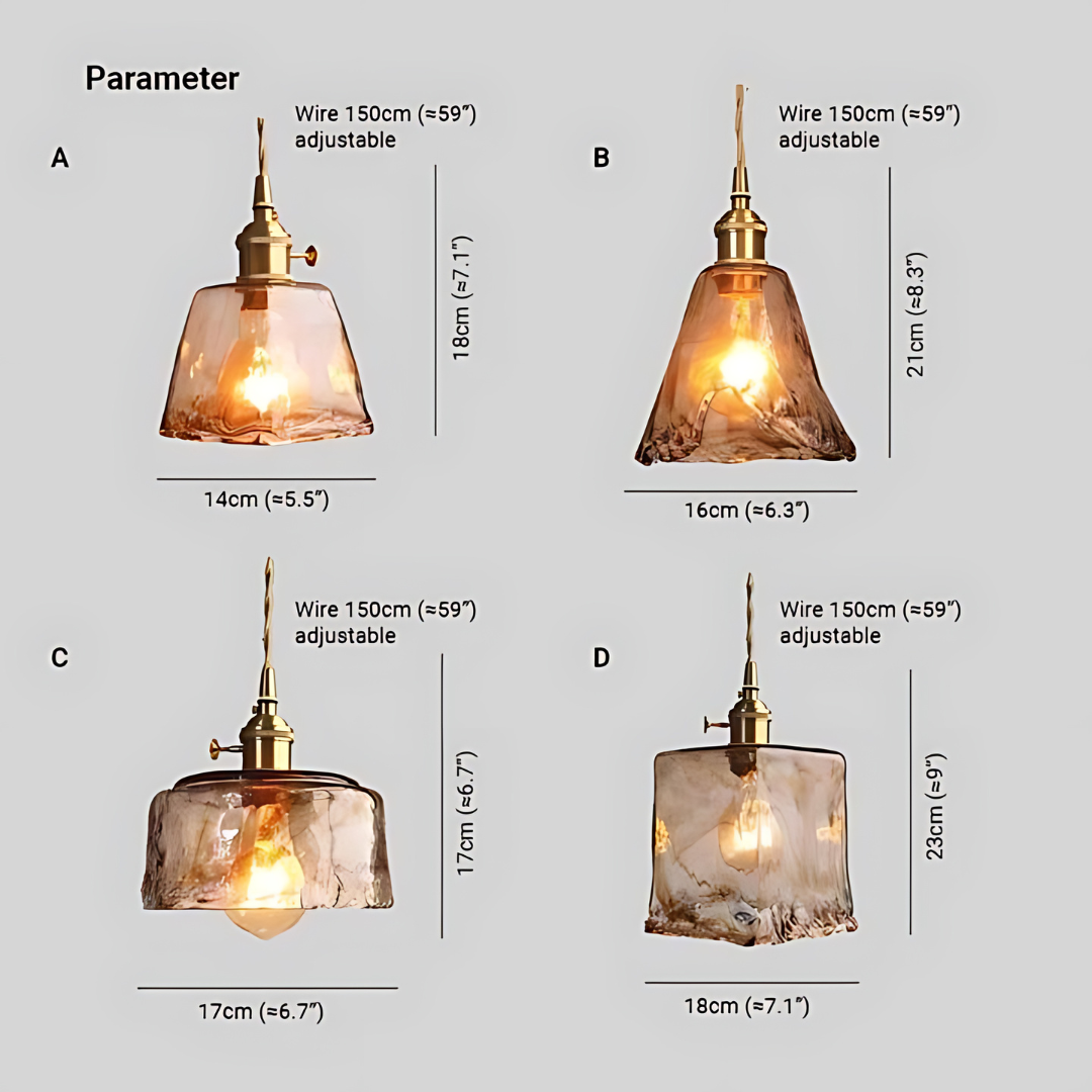 Retro LED Pendant Light - Jasper-A-State of Style