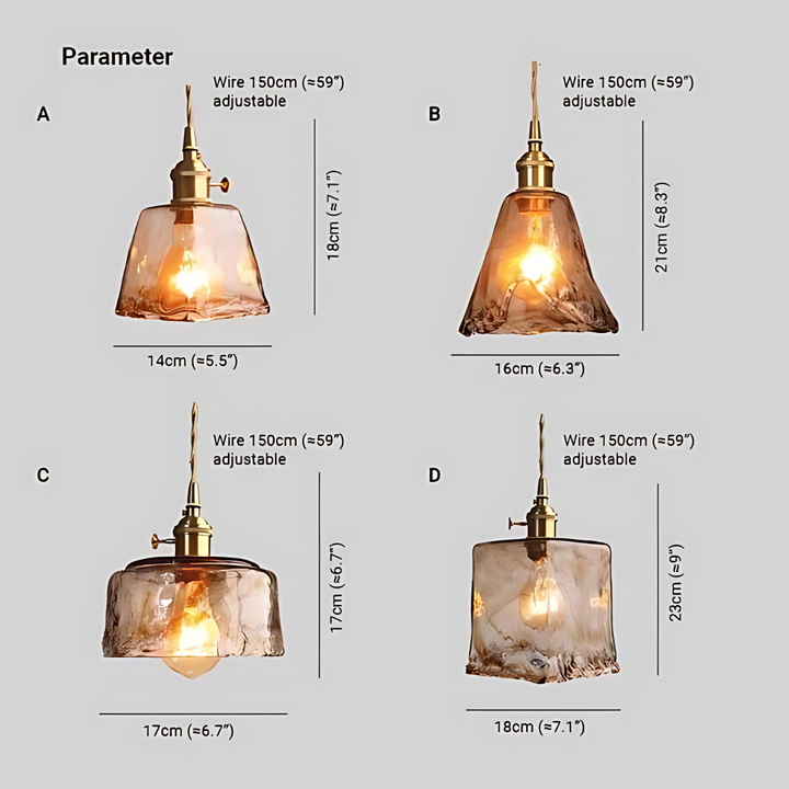 Retro LED Pendant Light - Jasper-A-State of Style