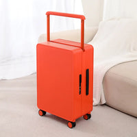 Robust PP hard shell suitcase – Dublin-Orange-S (42 L)-State of Style