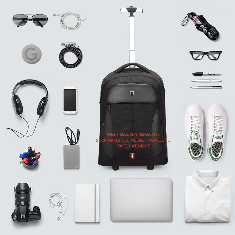 Rolling Laptop Backpack – Helsinki-S (30 L)-State of Style