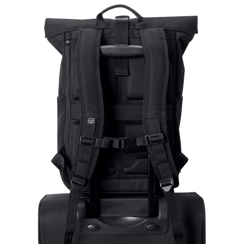 Rolltop Backpack – UrbanFlow-Black-State of Style