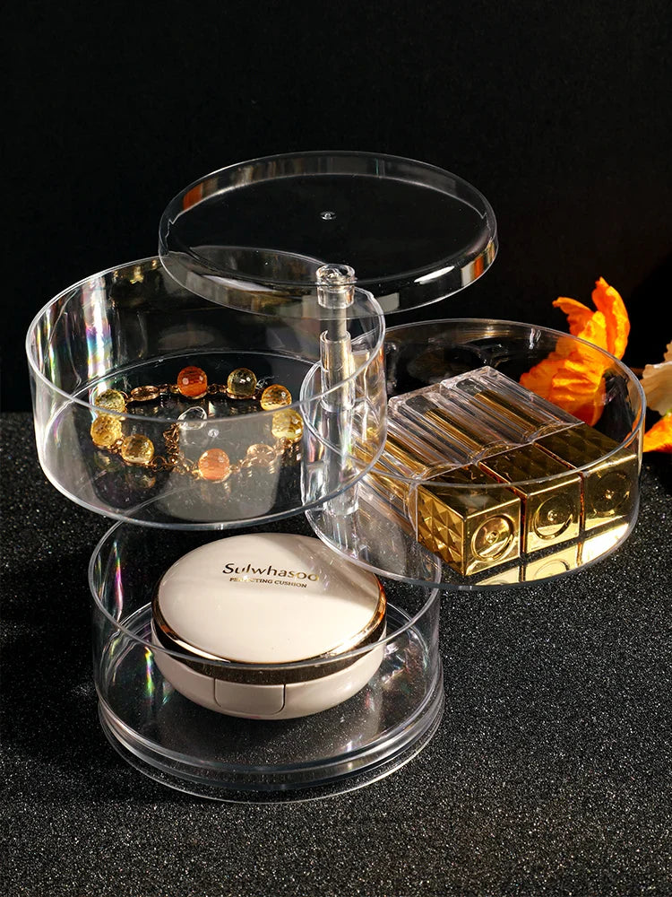 Rotating Round Jewellery Organizer-THREE-State of Style