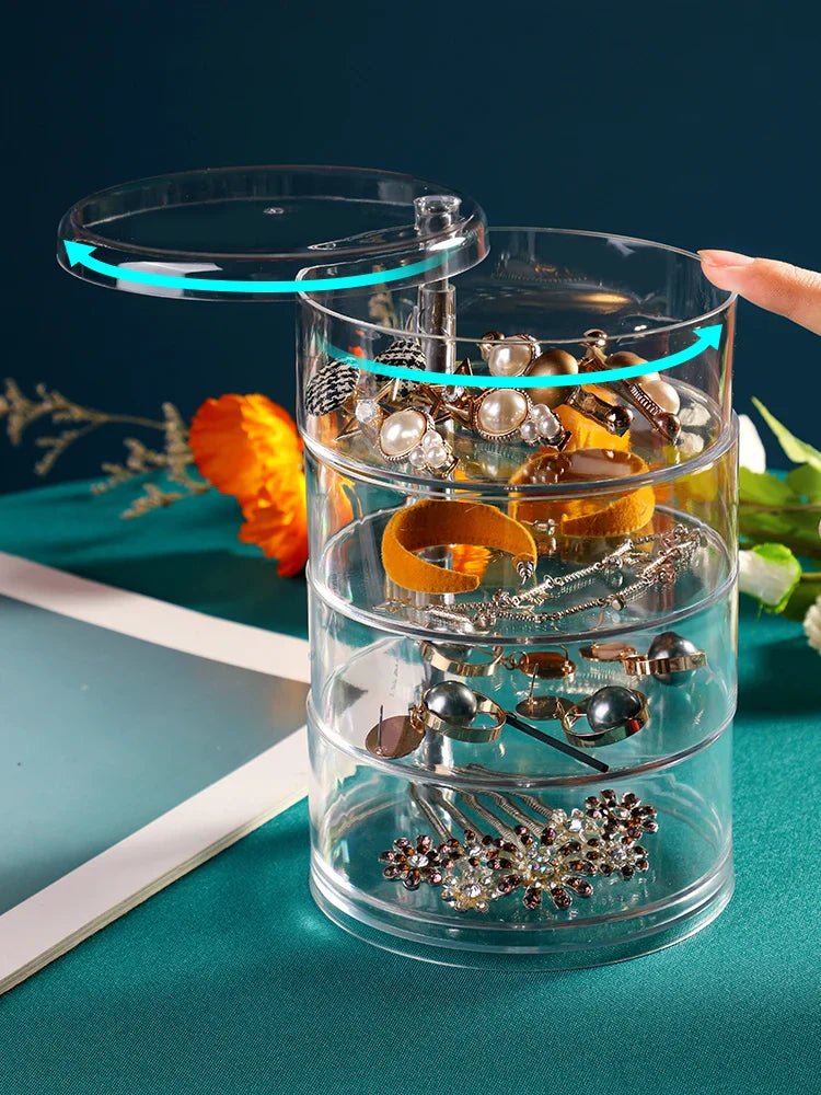 Rotating Round Jewellery Organizer-THREE-State of Style