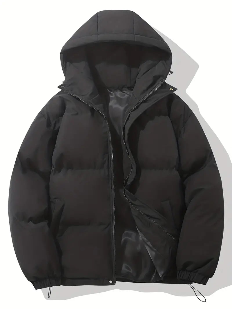 Ruben Comfortable Men's Winter Jacket-Black-M-State of Style