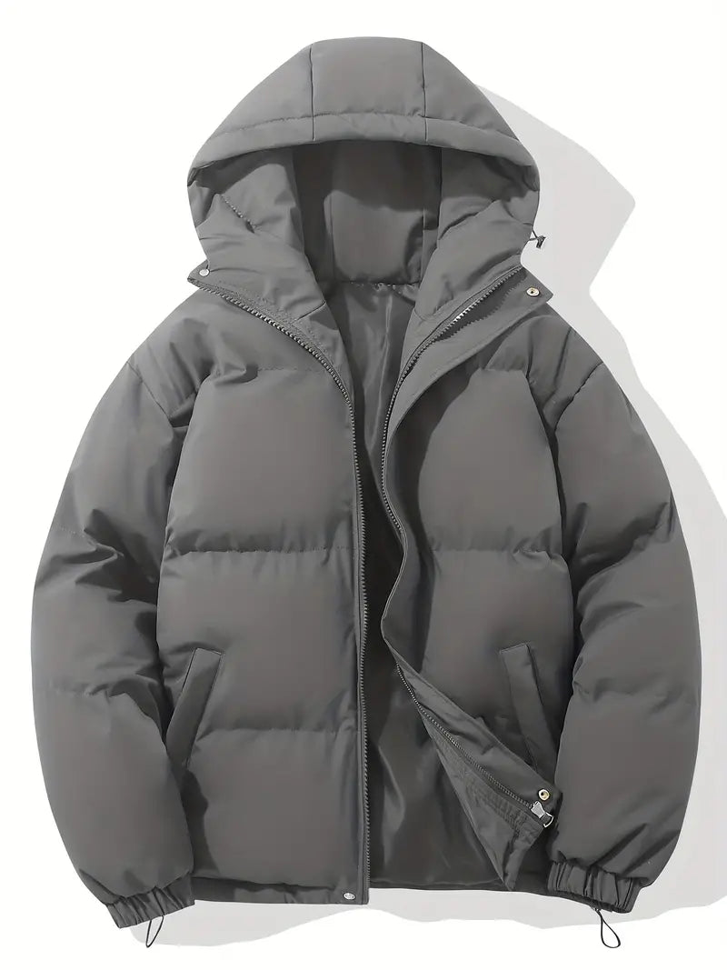 Ruben Comfortable Men's Winter Jacket-Dark Grey-M-State of Style