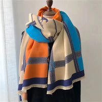 Ruby Cashmere Scarf | Warm and Stylish-Blue-State of Style