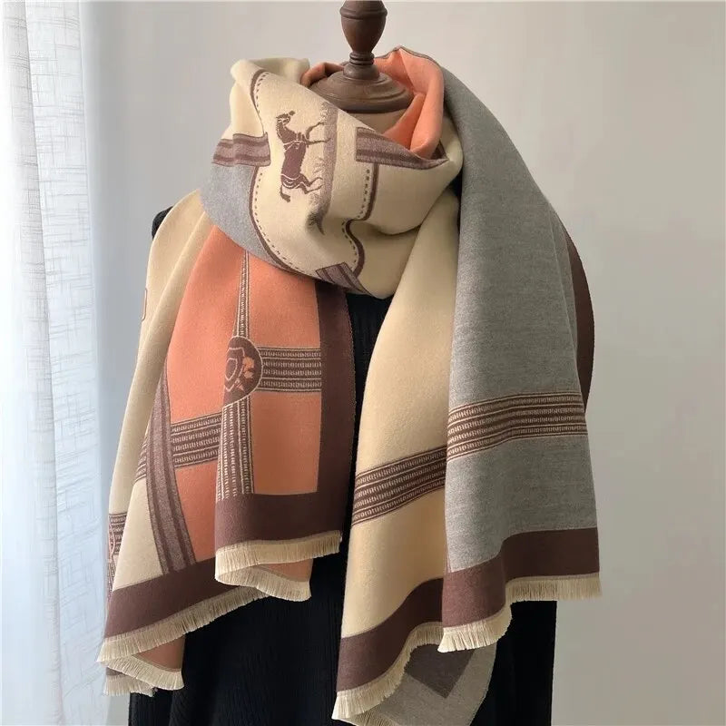 Ruby Cashmere Scarf | Warm and Stylish-Pink-State of Style